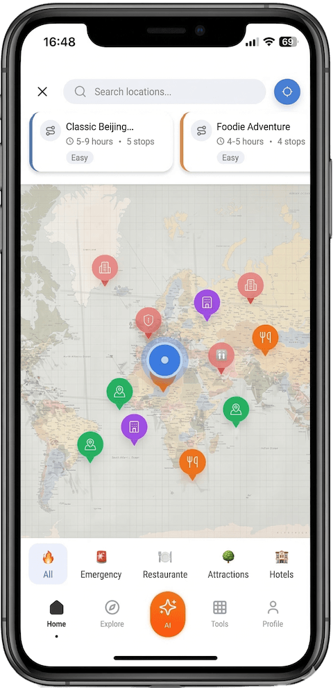 SilkTrip App Screenshot